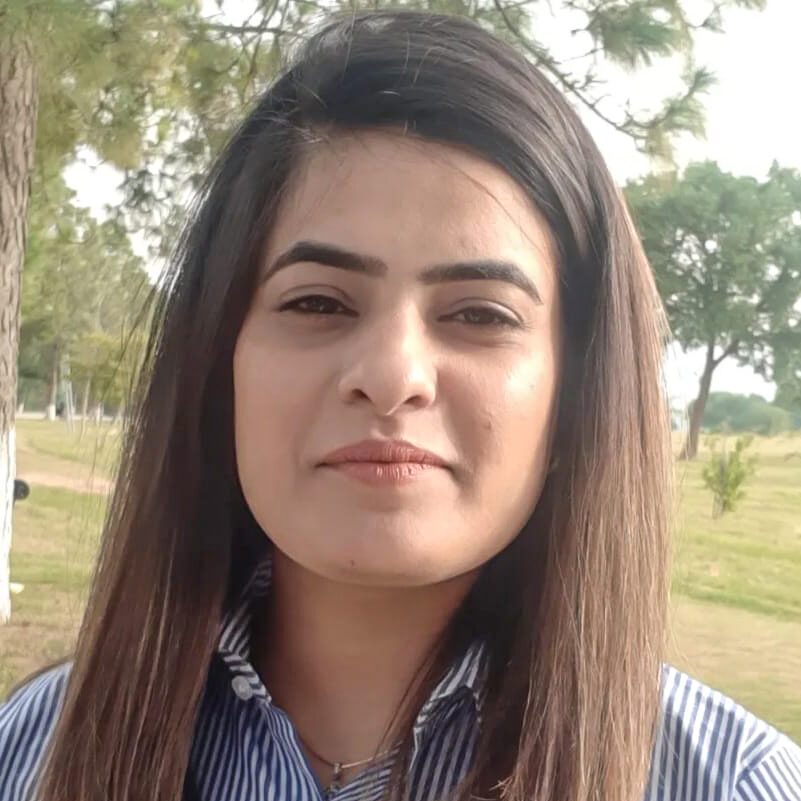 Staff member Rabia Baloch