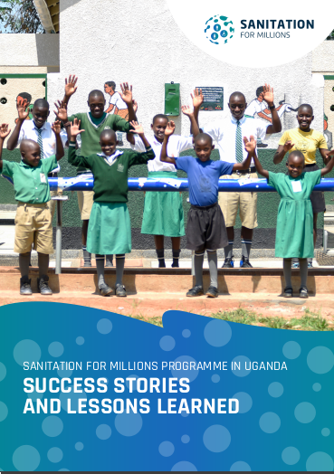 Cover page of a publication on the actvities by Sanitation for Millions in Uganda