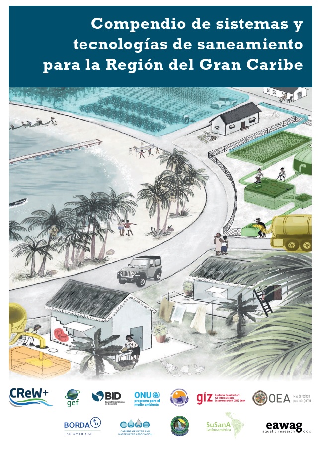 Cover page of the publication on the Compendium of Sanitation Systems and Technologies for the Wider Caribbean Region