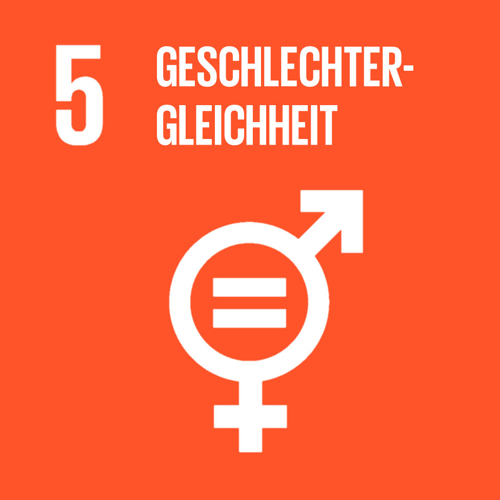 Logo SDG5 Geschlechtergleichheit