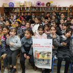 Awareness raising at a school in Amman