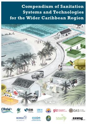 Cover page of the publication on the Compendium of Sanitation Systems and Technologies for the Wider Caribbean Region