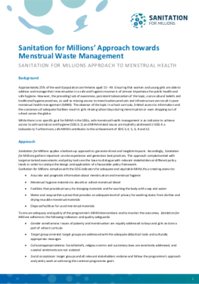 menstrual Publication on Menstrual Waste Management
