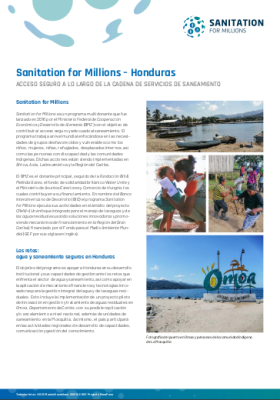 Factsheet Sanitation for Millions in Honduras